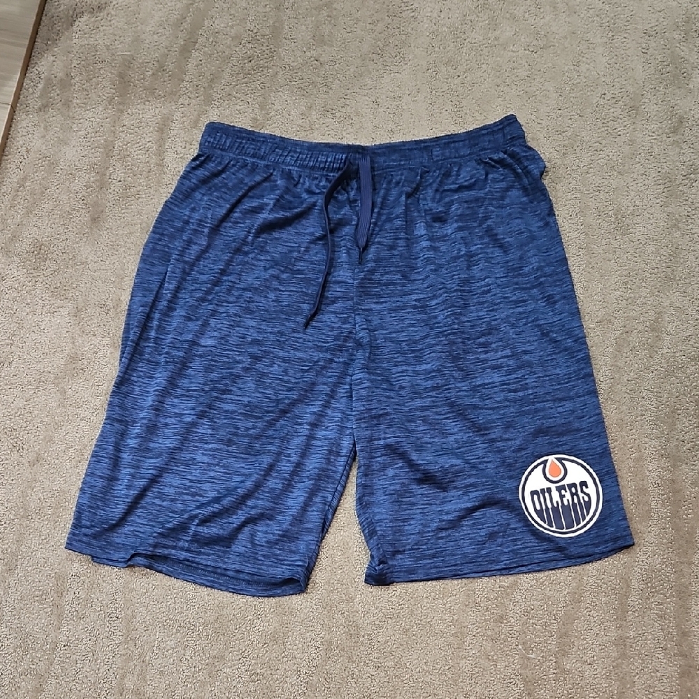 Blue Edmonton Oilers Men's Shorts Size L
